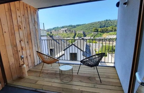 Bouillon Apartamento | À Bouillon, appartement vintage vue sur le château