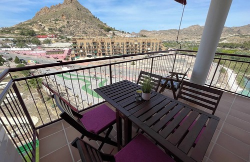 Villanueva del Río Segura Apartamento | Ático con jacuzzi, piscinas, gimnasio y a un paseo del Balneario Archena