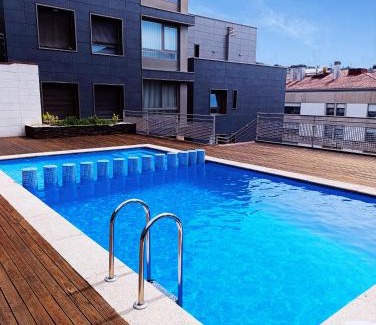 Lavadores Apartamento | Ático Chill-Out de lujo con piscina y garaje gratis
