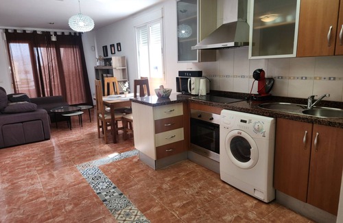 Playa de Vera Apartamento | Ático precioso muy luminoso con piscina privada!