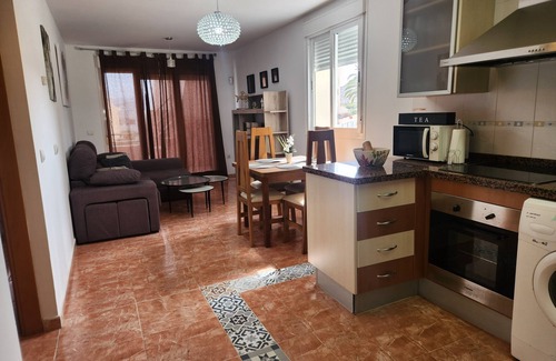 Playa de Vera Apartamento | Ático precioso muy luminoso con piscina privada!