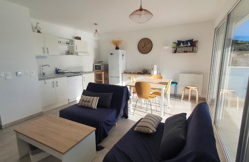 Sete Apartamento | Élégant T3 avec terrasse, parking et proche plages à Sète - 3 étoiles - FR-1-338-381