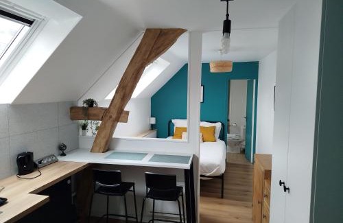 Chalon-sur-Saone Apartamento | Évasion urbaine studio moderne à Chalon - BY PRIMO C0NCIERGERIE