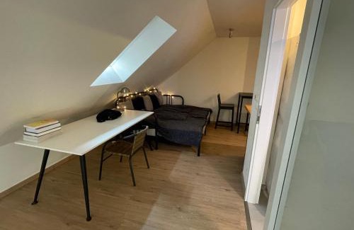 Zernovka Apartamento | Útulný podkrovní ateliér se zahradou