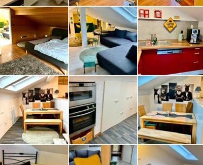 Hirschaid Apartamento | Ü Villa Family & Friends 4 Räume Dachwohnung 1 OG Terrasse
