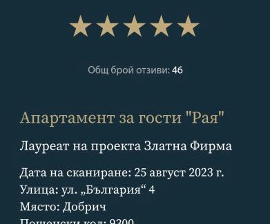 Dobrich Apartamento | Апартамент "Рая"