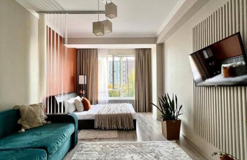 Kazakhstan Apartamento | Просторные двухкомнатные апартаменты Терракота