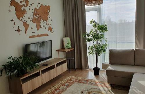 Northern District Apartamento | Уютная квартира студия в новом проекте в Риге