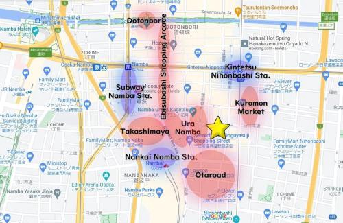 Nanbasennichimae Apartamento | 好立地"なんば駅徒歩4分"黒門市場1分彡Wi-Fi彡任天堂switch彡NETFLIX