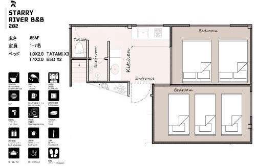 Joto Apartamento | 星宿川-雲の宿202