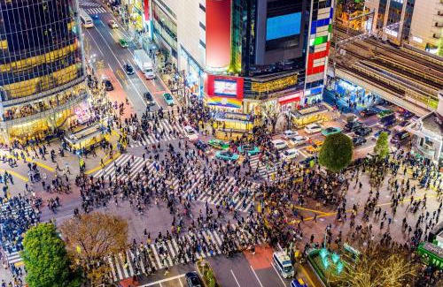 Dogenzaka Apartamento | 涩谷中心 ! 涩谷十字路口 109 Shibuya scramble crossing 高速无限制网络#703