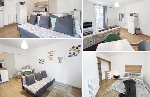 Audincourt Apartamento | 002-T2 cosy 2 à 4 pers Lumineux Wifi & Parking