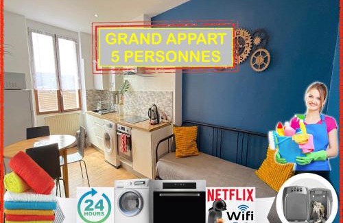 Cret de Roc Apartamento | 012 CHIC & COSY F2 34m2 HYPERCENTRE WIFI SMART TV NETFLIX