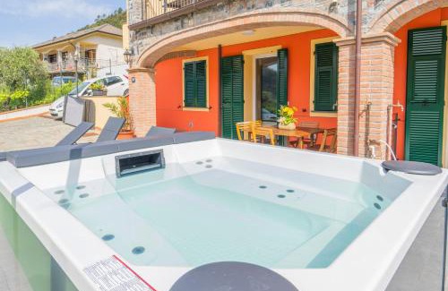 Casarza Ligure Apartamento | 044b - Villetta Moderna 01-24D con VASCA IDROMASSAGGIO in giardino, solo 15 minuti dal Mare e Spiaggia - Posto Auto GRATUITO