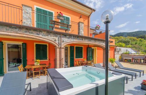 Casarza Ligure Apartamento | 045b - Villetta Moderna 02-24E con VASCA IDROMASSAGGIO in giardino, solo 15 minuti da Mare e Spiaggia - Posto Auto GRATUITO