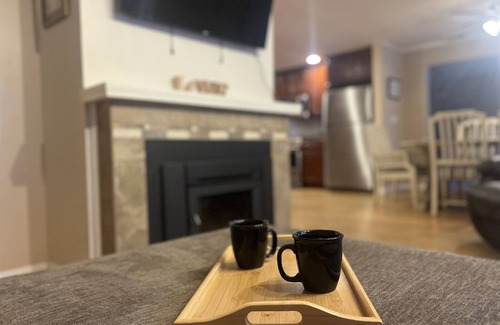 East Greenwich Casa | 1 Acre, Central Air, Firepit, Fenced Yard, Patio, Dishwasher, Washer/Dryer
