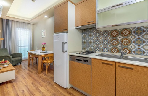 Liman Mahallesi Apartamento | 1-Bedroom Studio Apartment in peaceful Antalya with AC, fitness room