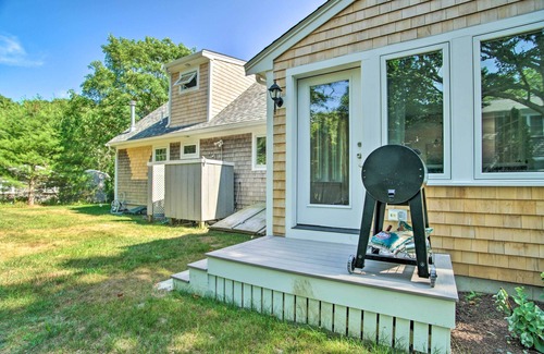 East Falmouth Cabaña | 1 Mi to Beach: Home w/ Deck & BBQ in East Falmouth