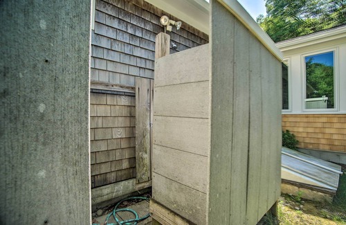 East Falmouth Cabaña | 1 Mi to Beach: Home w/ Deck & BBQ in East Falmouth