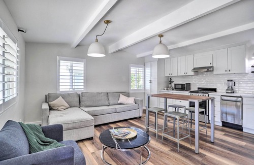Palm Desert Cabaña | < 1 Mi to El Paseo: Cottage Oasis w/ Fire Pit