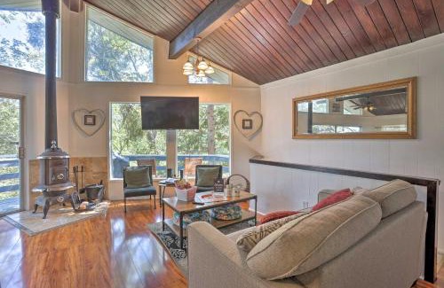 Crestline Casa | 1 Mi to Lake Gregory Mtn-View Cabin with Deck