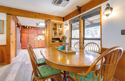 Placerville Cabina | 1 Mi to Lake: Hot Tub Haven in Pollock Pines!