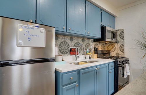 El Paso Apartamento | < 1 Mi to University Medical Center: El Paso Apt