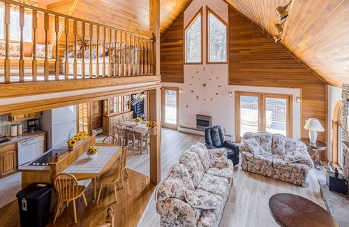Nicholson Casa | 10-acre home with deck, BBQ, bar, pool table, fireplace, & loft