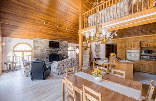 Nicholson Casa | 10-acre home with deck, BBQ, bar, pool table, fireplace, & loft
