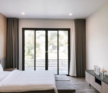Phuoc Thuan Villa | 10 Biệt thự Cao cấp View Hồ 350m2 BBQ hồ bơi sân vườn gần cầu ra biển