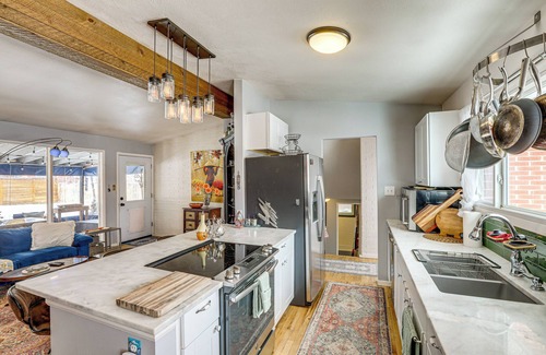 Harvey Park Casa | 10 Mi to Red Rocks: Denver Home w/ Fire Pit!