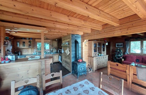 Passy Chalet De Esquí | Chalet Mont Blanc vista con baño nórdico