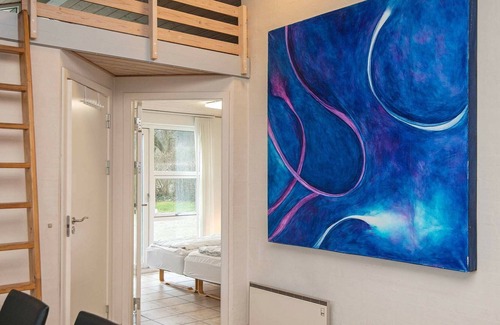 Grønninghoved Strand Casa | Casa de vacaciones contemporánea en Sjølund con sauna