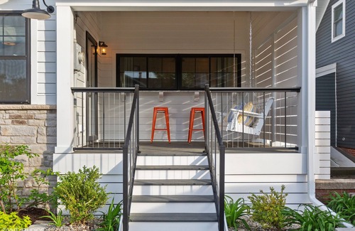 Michigan City Casa | Michigan City Beach House con patio privado y pozo de gas