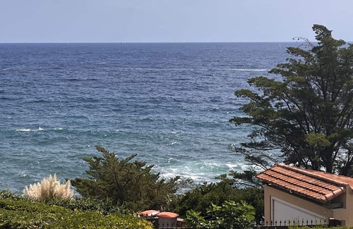 Le Trayas Apartamento | 100m from beach, modern functional apartment sea wiev, Terrasse