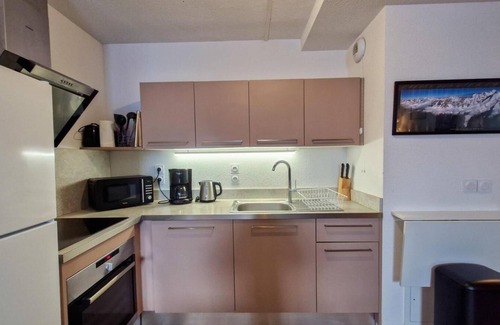 Flaine Apartamento | 100m from shops, 1st floor, view mountain, tv, 60m², Flaine