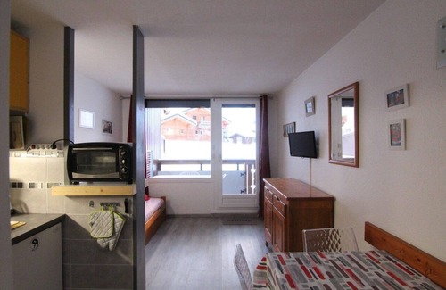 Bergers Hotel | 210m de los comercios, Planta baja, balcón, parking, tv, local para esquís, 25m², Alpe d'Huez