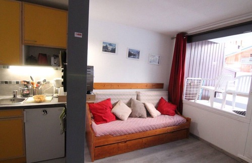 Bergers Hotel | 210m de los comercios, Planta baja, balcón, parking, tv, local para esquís, 25m², Alpe d'Huez