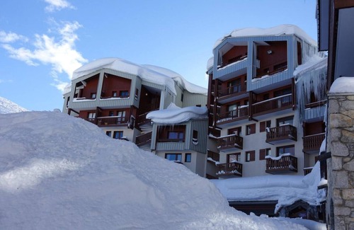 Tignes Apartamento | 100m del centro estación, 1.o piso, balcón, tv, local para esquís, 22m², Tignes