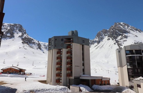 Tignes Apartamento | 100m del centro estación, 1.o piso, balcón, tv, local para esquís, 28m², Tignes