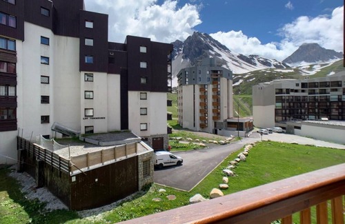 Tignes Apartamento | A 100m de las pistas de esquí, 2.o piso, balcón, tv, local para esquís, 34m², Tignes
