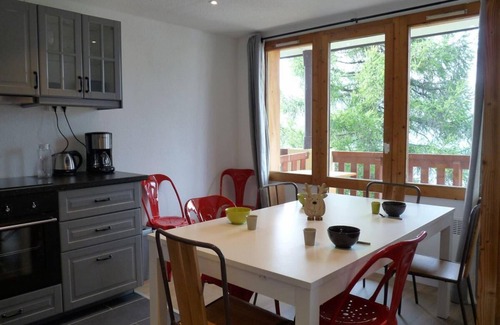 Bellentre Apartamento | A 100m de las pistas de esquí, 1.o piso, vista valle, balcón, tv, 55m², Montchavin La Plagne
