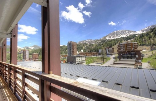Plagne Centre Apartamento | 300m del centro estación, 3.o piso, tv, local para esquís, 53m², La Plagne