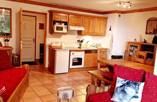 Montalbert Apartamento | 100m from ski slopes, 1st floor, balcony, tv, 65m², Montalbert