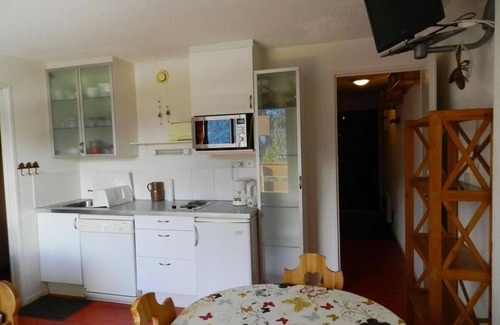 Le Pleynet Apartamento | 100m del centro estación, parking, local para esquís, 24m², Les 7 Laux