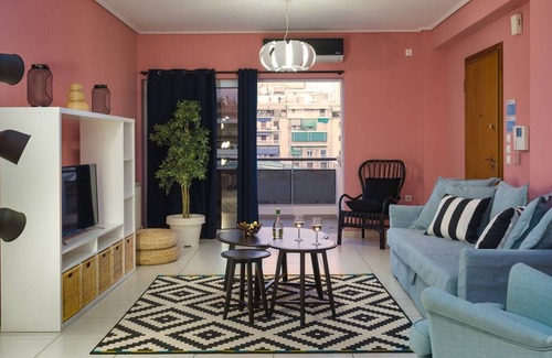 Agios Panteleimonas Apartamento | 100m² Band New Apartment right on Metro Square-3rd