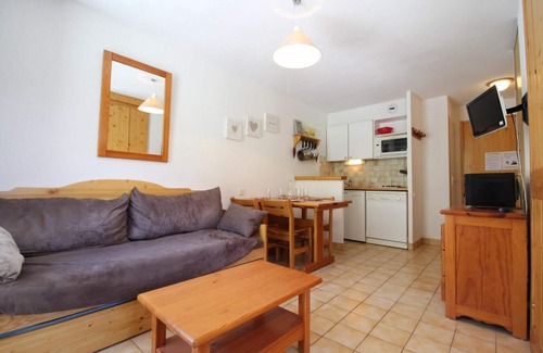 Lanslevillard Apartamento | 2.o piso, balcón, local para esquís, 25m², Val Cenis