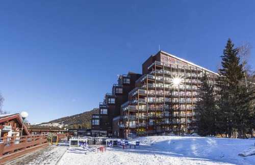 Arc-1800 Apartamento | A 10m de las pistas de esquí, 11.o piso, vista pistas, balcón, tv, 24m², Les Arcs