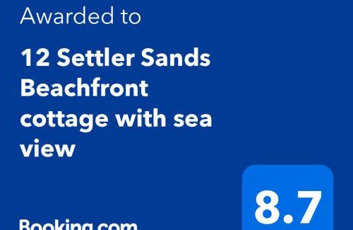 Port Alfred Apartamento | 12 Settler Sands Beachfront cottage with sea view