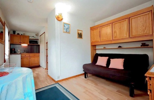 Les Houches Apartamento | 2.o piso, balcón, parking, tv, local para esquís, 21m², Les Houches